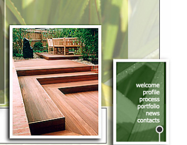 Web design for Outer Spaces Garden, Harrold, Bedfordshire